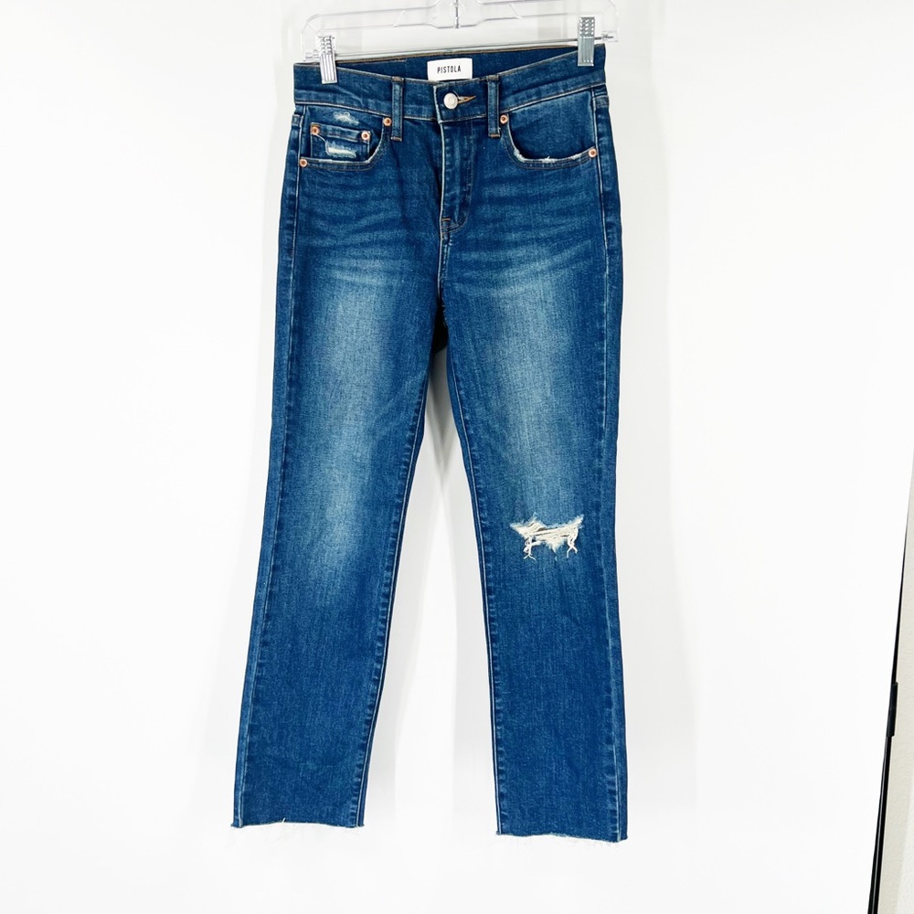 Pistola Monroe Mid-Rise Cigarette Crop Jeans